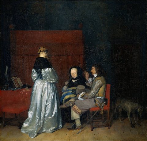 II Gerard ter Gallant Conversation known as The Paternal Admonition
