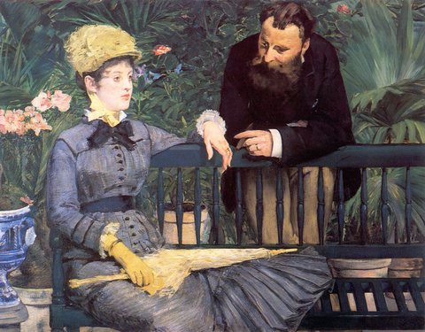 In the Conservatory Study of and Mme Jules Guillemet