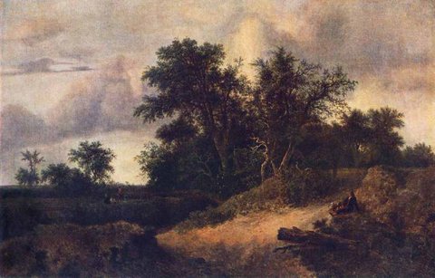 Jacob Isaackszon van Landscape With A House In The Grove