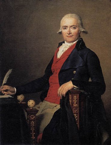 Jacques Louis Portrait of Gaspar Mayer