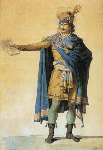 Jacques Louis The Representatives of the People on Duty