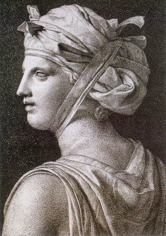 Jacques Louis Woman in a Turban