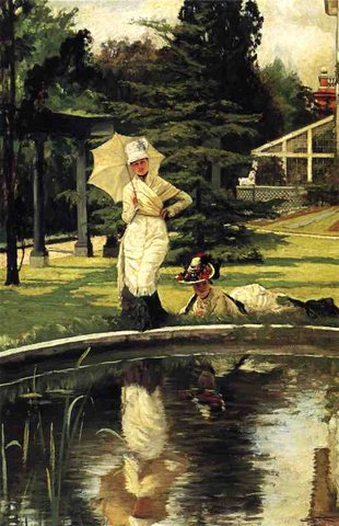 James Jacques In an English Garden