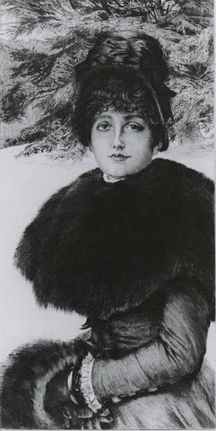 James Jaques Joseph Promenade dans la Neige