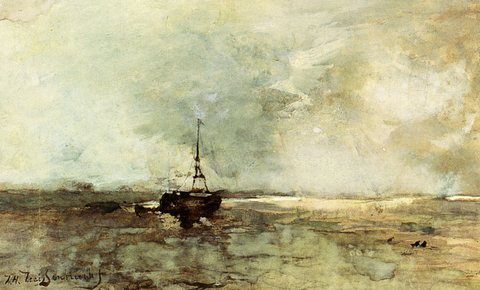 Jan Hendrik A Bomschuit On The Beach