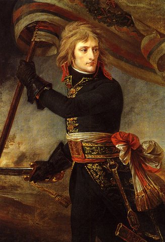 Jean Antoine Bonaparte on the Bridge at Arcole Gros J