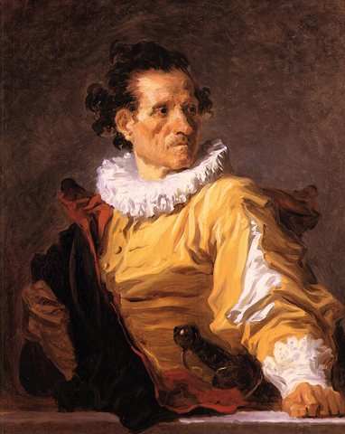 Jean Honore Portrait of a man called the warrior