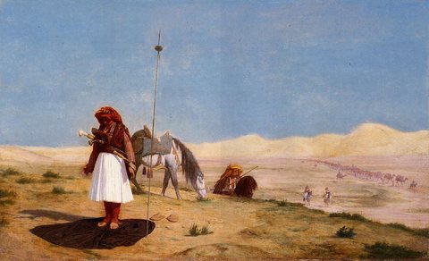 Jean Leon Prayer in the Desert