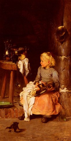 Joseph La Petite Fille Au Chaudron
