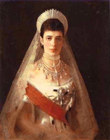 Kramskoi Portrait of the Empress Maria Feodorovna