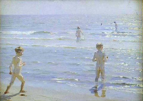 Kroyer Peder Severin Bano de muchachos
