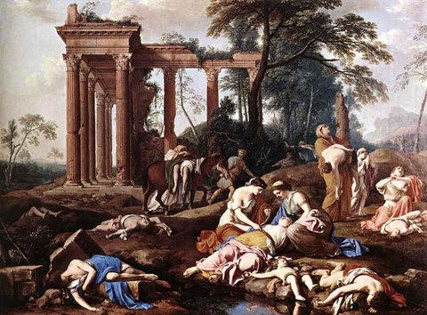 LA HIRE Laurent de The Children Of Bethel Mourned By Their Mothers