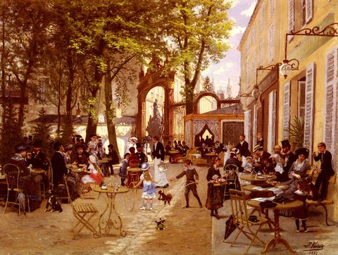 La Terrasse Du Cafe Du Glacier