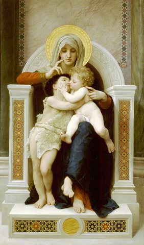 La Vierge LEnfant Jesus et Saint Jean Baptiste
