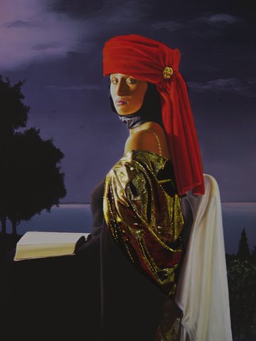 Lady in the Red Turban by Semyon Bilmes