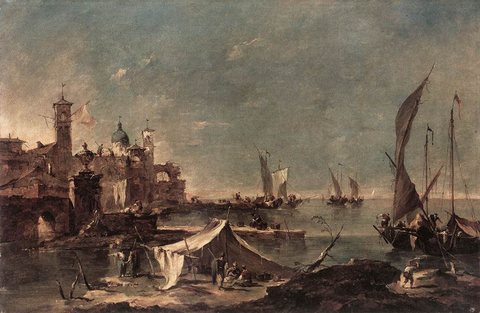 Landscape with a Fishermans Tent