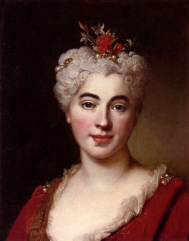 Largillierre Nicolas De Portrait Of A Elisabeth