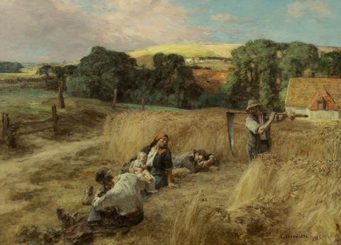 Leon Augustin A Rest from the Harvest