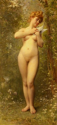Leon Jean Basile Venus A La Colombe