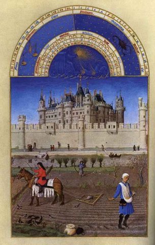 Les Tres Riches Heures Du Duc De Berry Octobre