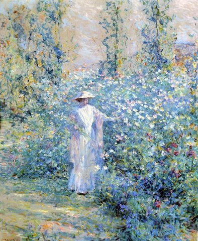 Lewis In the Flower Garden