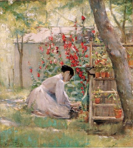 Lewis Tending the Garden