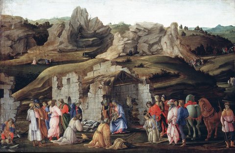Lippi Filippino The Adoration of the Magi
