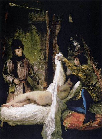 Louis d- Orleans Showing His Mistress