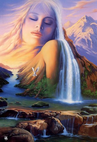 ma Warren Painted worlds Mountain Beauty