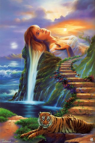 ma Warren Painted Worlds Portrait for Jenny
