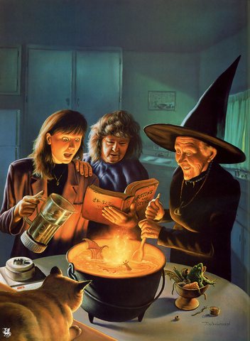 ma Warren Painted Worlds Witch fantastic