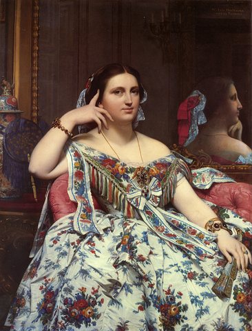 Madame Paul Sigisbert Moitessier Seated