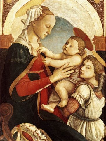 Madonna And Child With An Angel