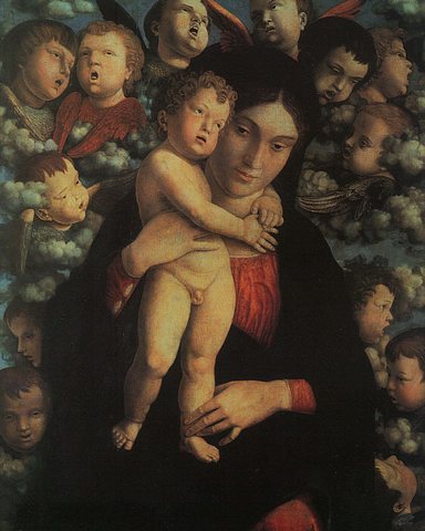 Madonna and Child with Cherubs CGFMadonn