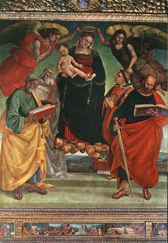 Madonna And Child With Saints