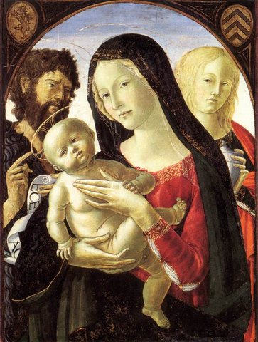 Madonna And Child With St John The Baptist