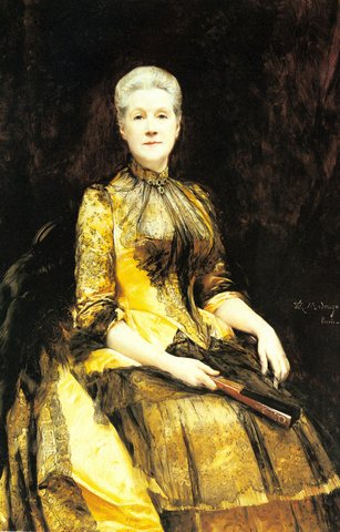 Madrazo y Garreta Raimundo De A Portrait Of Mrs James Leigh Coleman
