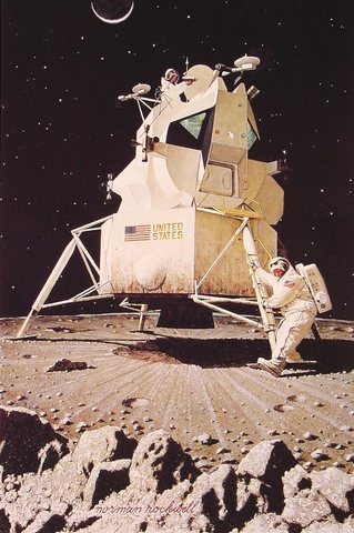 Man on the moon