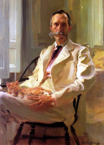 Man with the Cat
