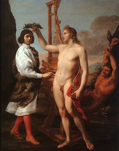 Marcantonio Pasqulini Crowned By Apollo SACCHI