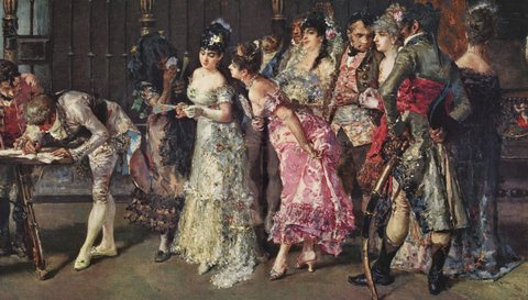 Mariano Fortuny y Carbo Visiting day at the parsonage