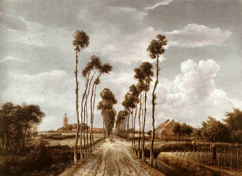 Meyndert The Alley at Middelharnis