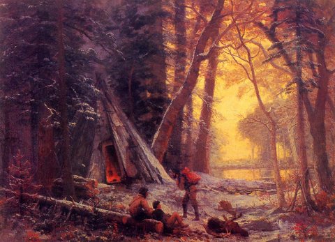 Moose Hunters- Camp