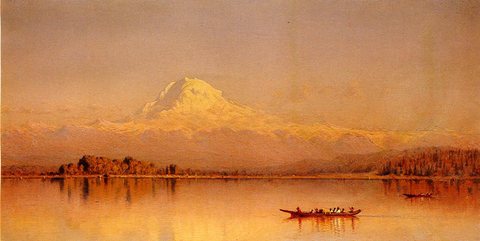 Mount Rainier Bay of Tacoma