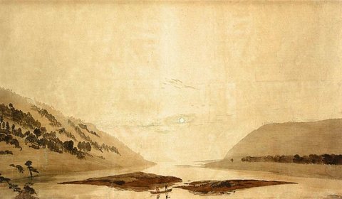Mountainous River Landscape Day Version