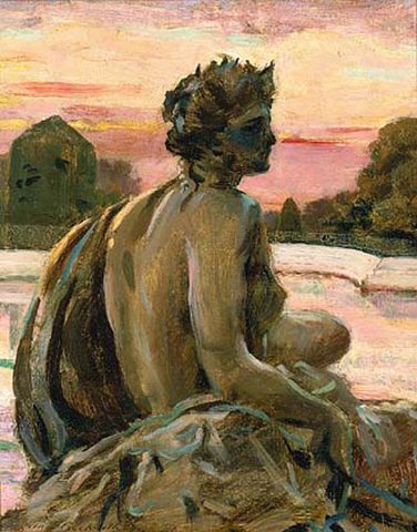 One of the Figures at the Parterre d-Eau