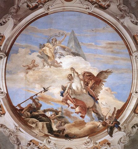 Palazzo Labia Bellerophon on Pegasus