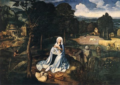 PATENIER Joachim Rest During The Flight To Egypt