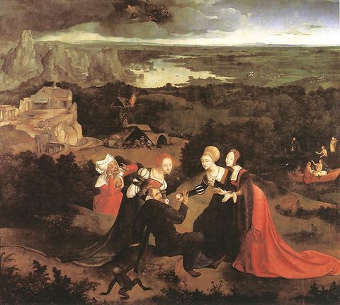 PATENIER Joachim Temptation Of St Anthony