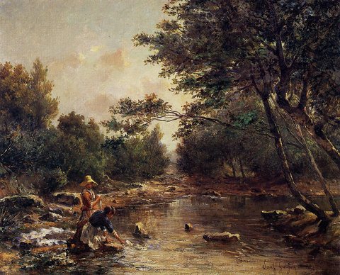 Paul Camille On the Banks of the River